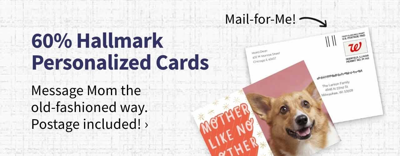 60% Hallmark Personalized Cards