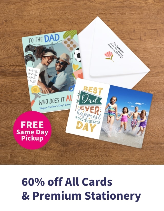 60% off All Cards & Premium Stationery