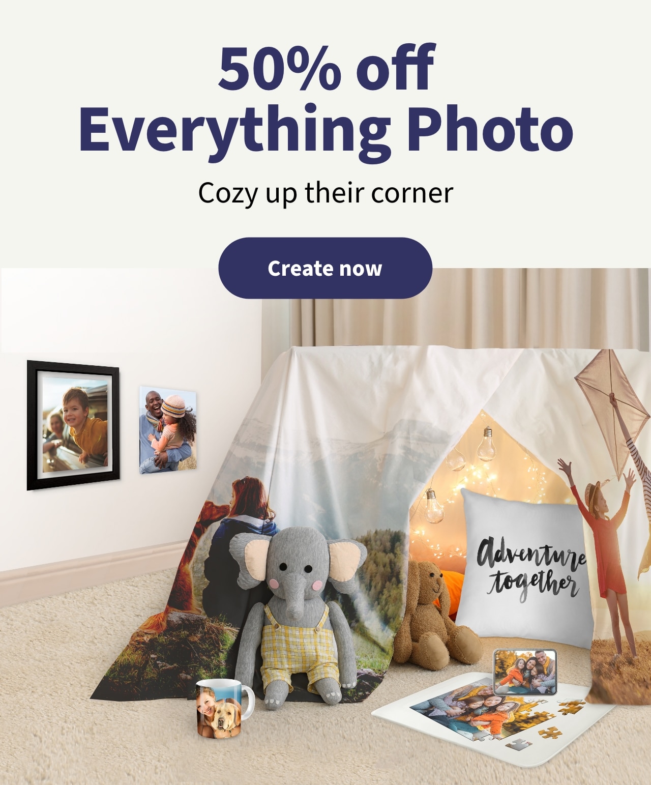 50% off Everything Photo Cozy up their corner