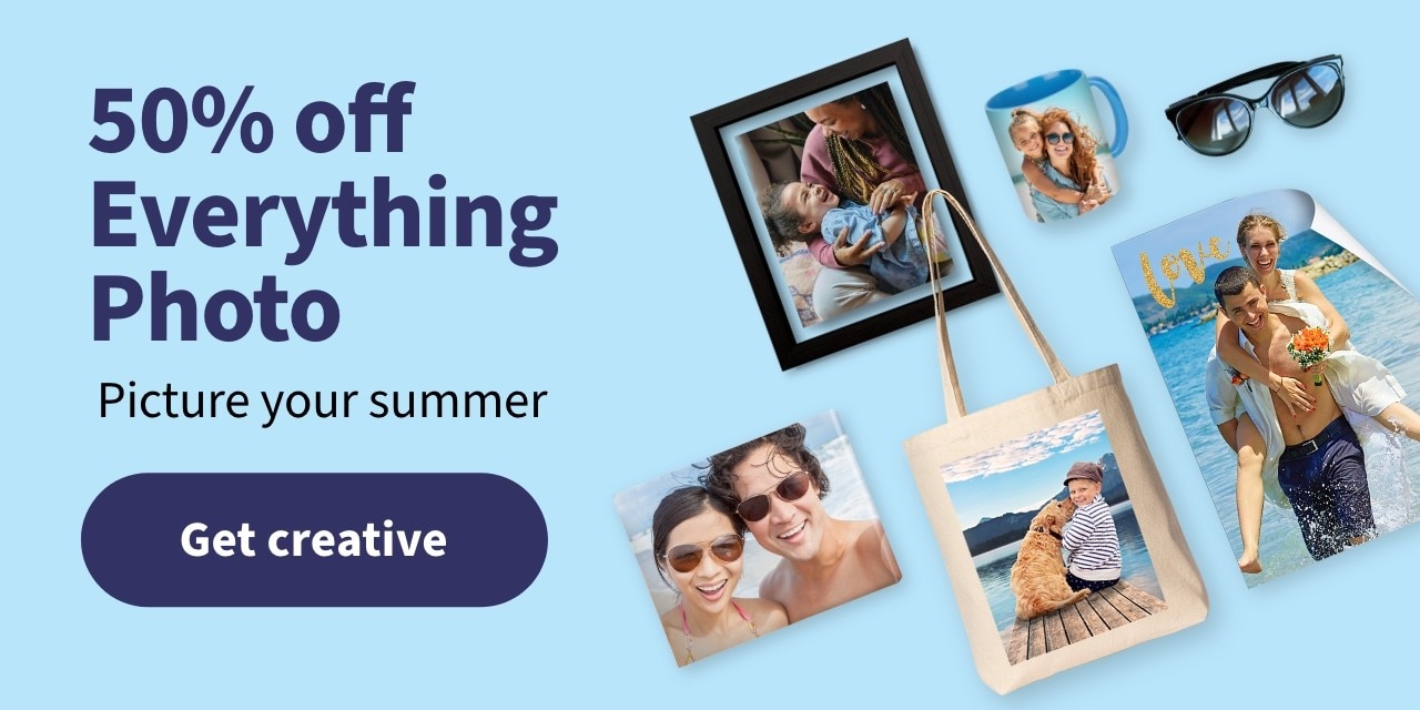 50% off Everything Photo Picture your summer