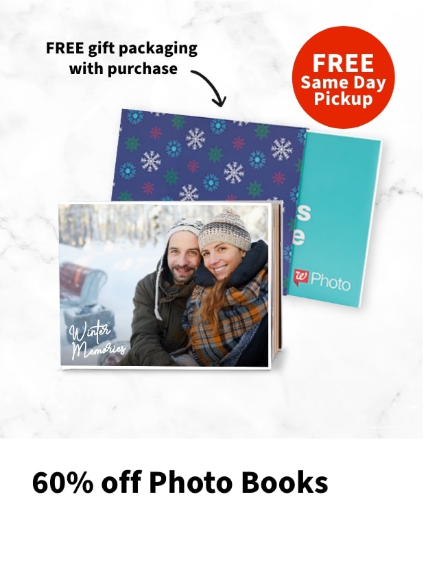 60% off Photo Books