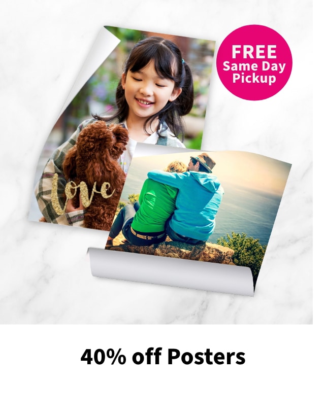 40% off Posters 