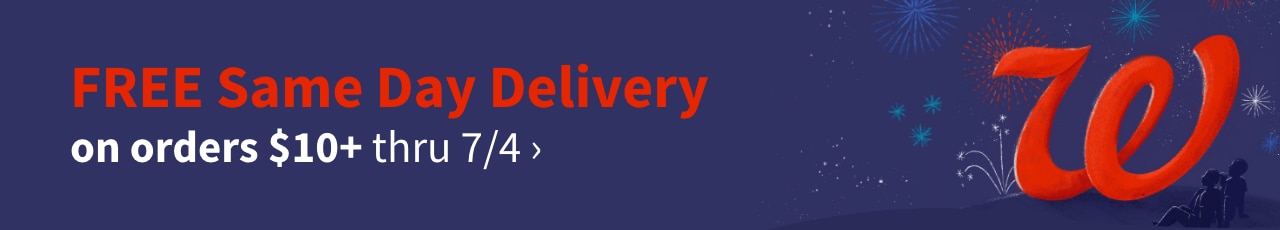 FREE Same Day Delivery on orders $10+ thru 7/4
