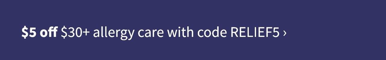 $5 off $30+ allergy care