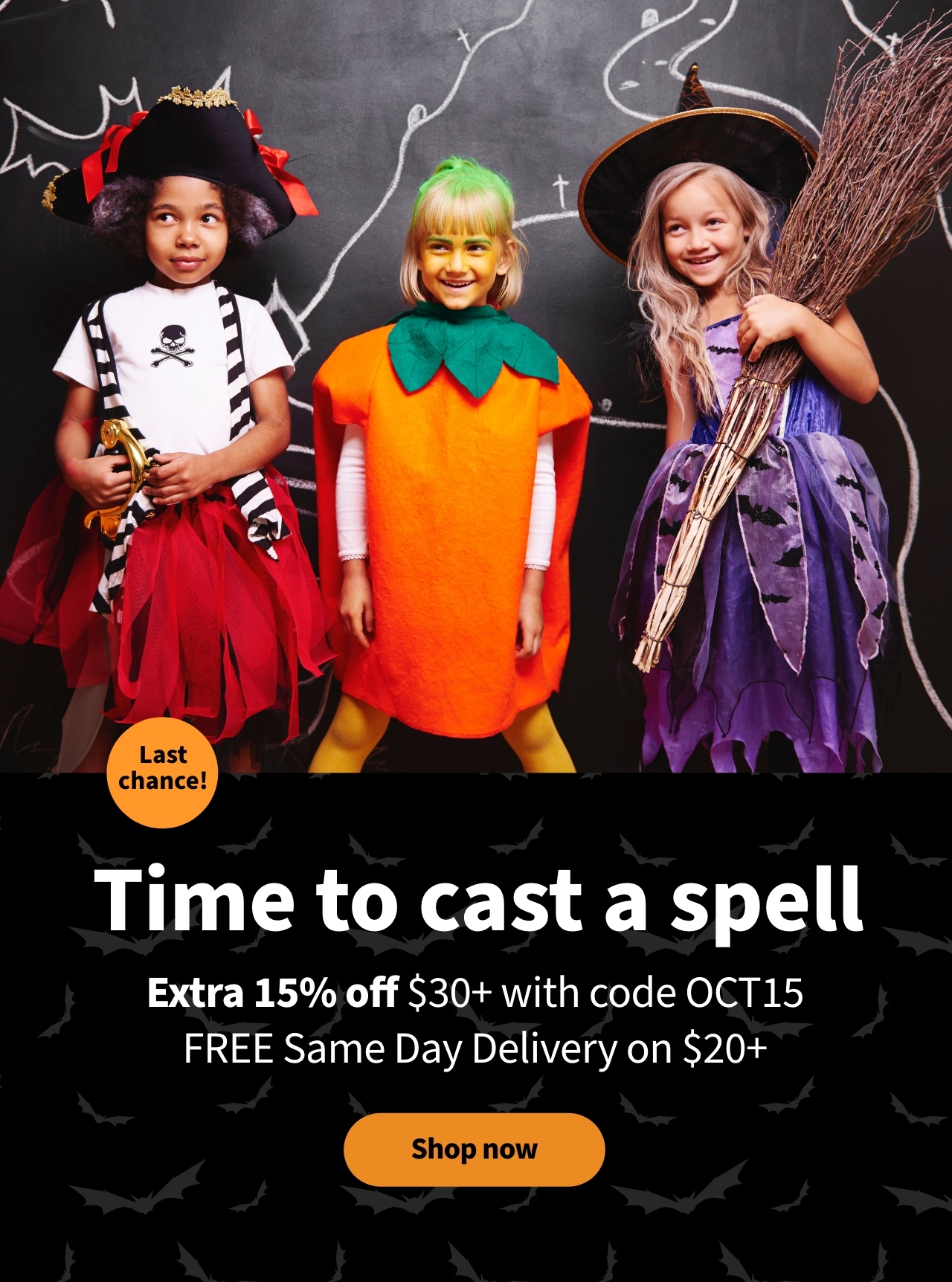 Time to cast a spell Extra 15% off $30+ w/code OCT15