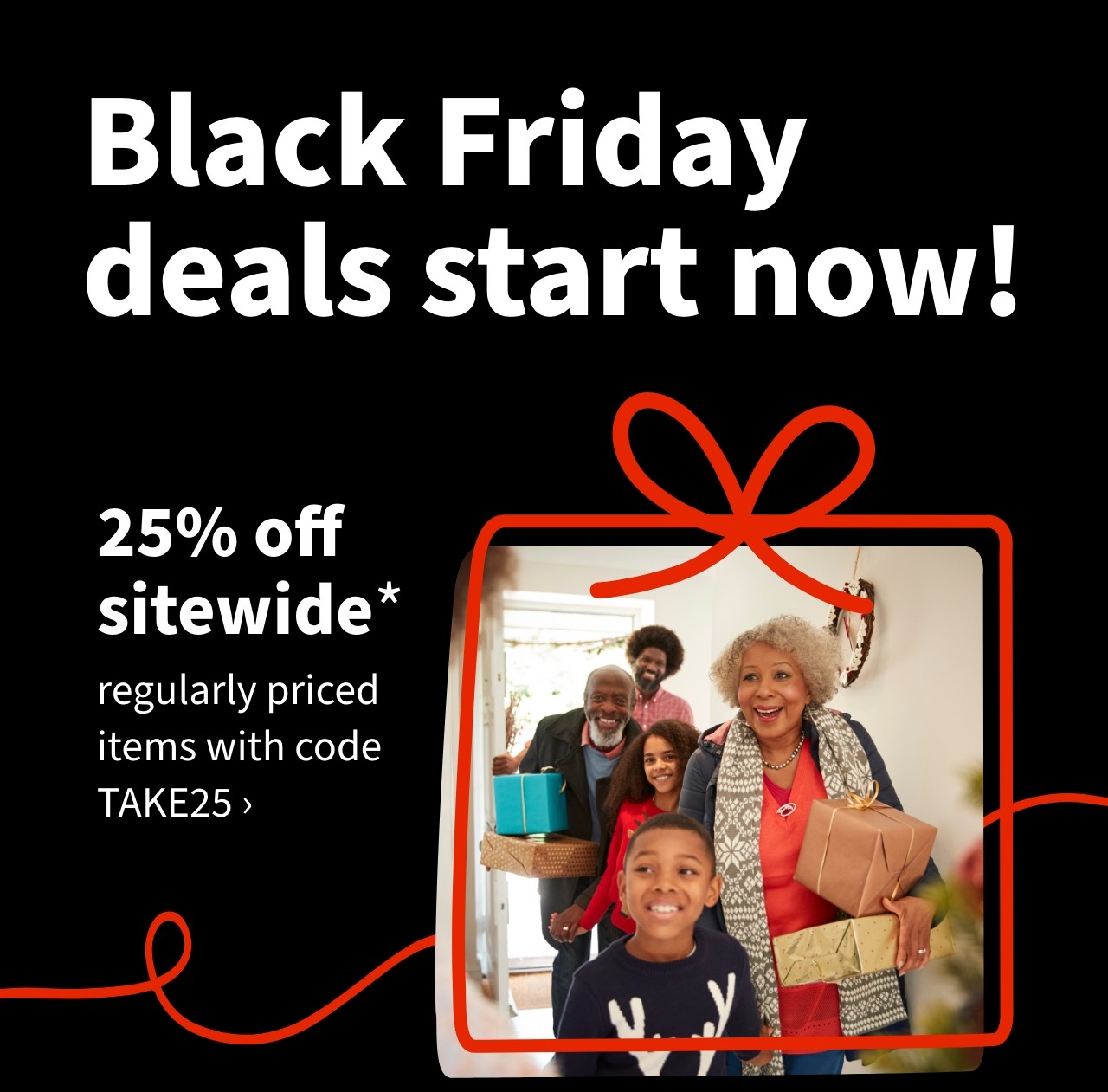 25% off sitewide