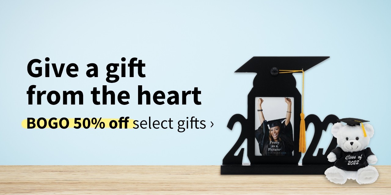 Give a gift from the heart 'BOGO 50% off select gifts 