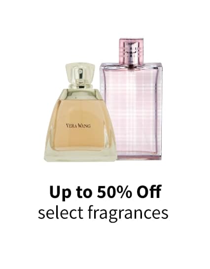 Up to 50% off select fragrances