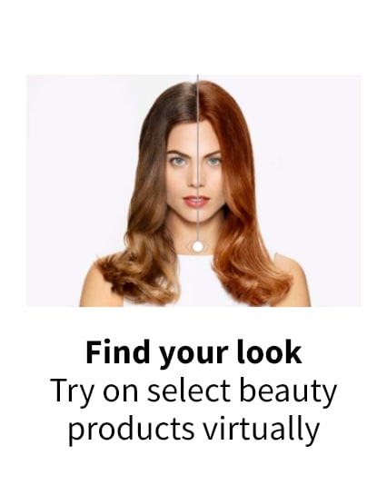 Find your look Try on select beauty products virtually