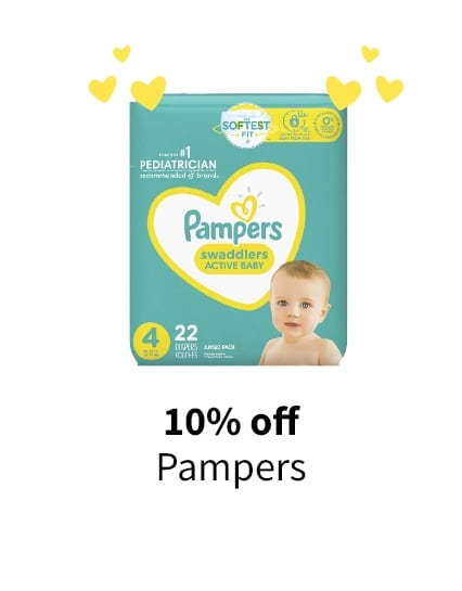 10% off Pampers