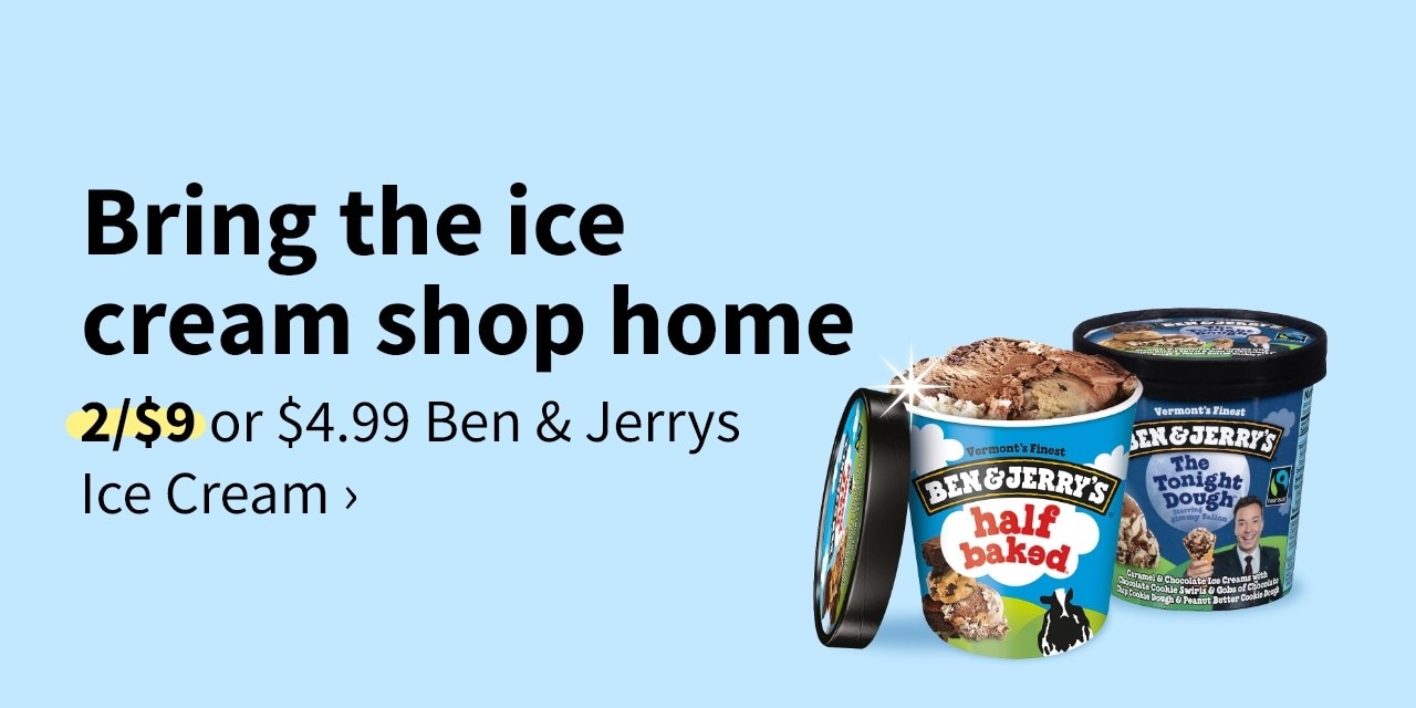 Bring the ice cream shop home 2$9 or $4.99 Ben Jerrys mam" Ice Cream ;wunny: 