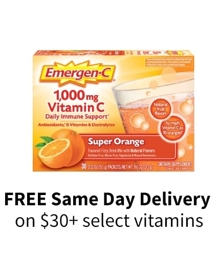 FREE Same Day delivery on $30+ select vitamins