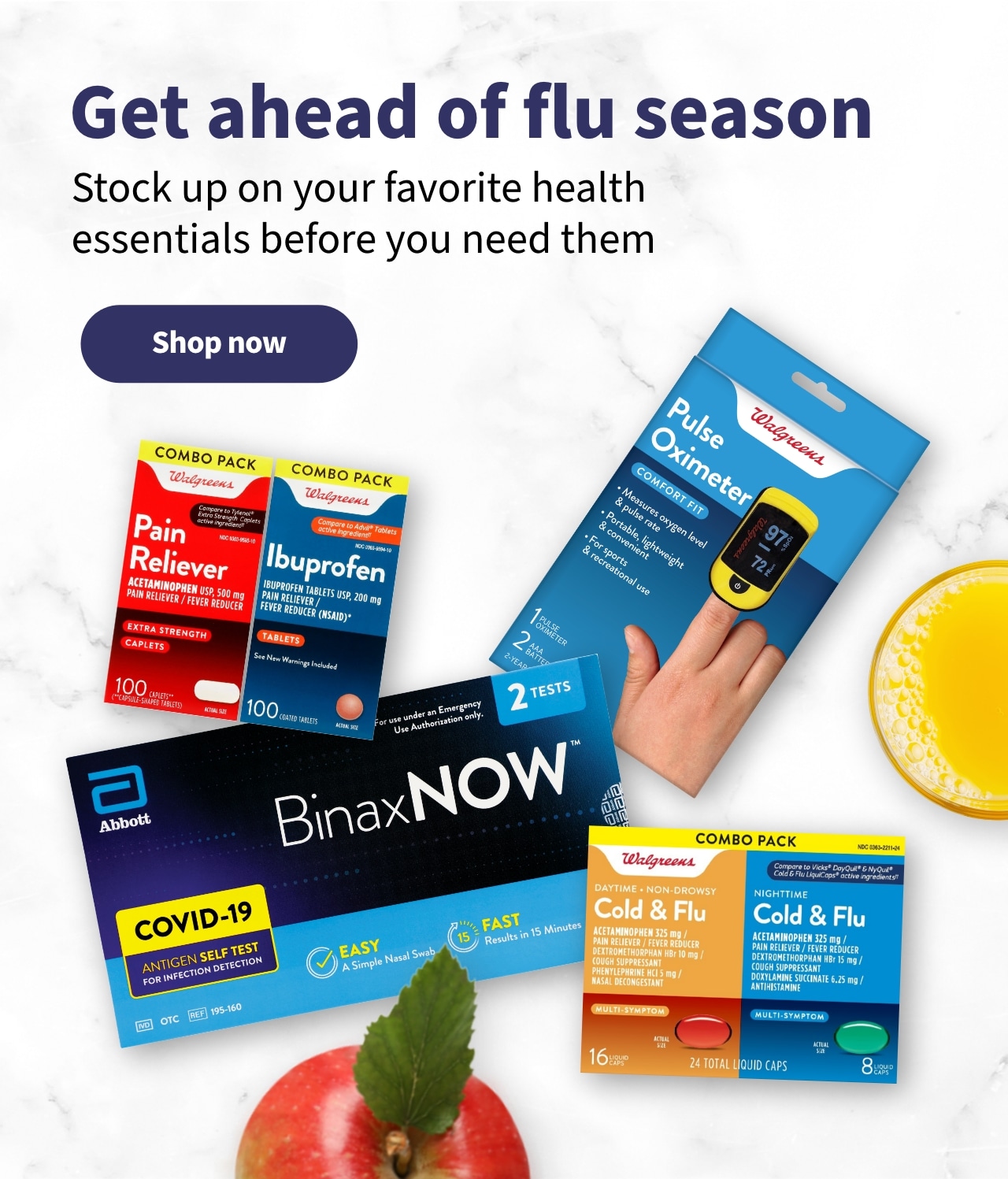 Go ahead of flu season