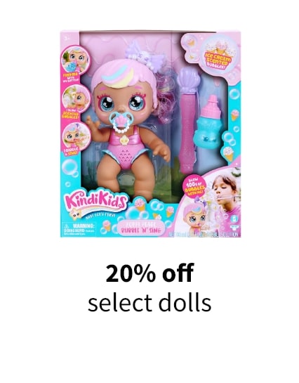 20% off select dolls