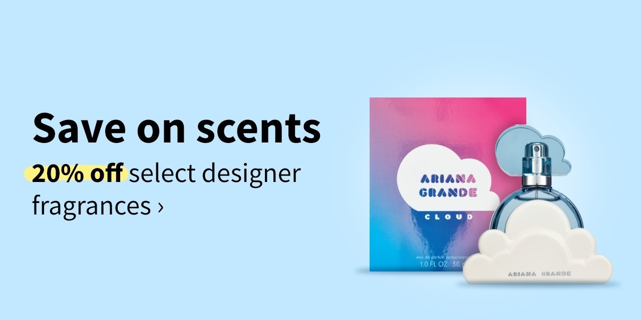 20% off select designer fragrances