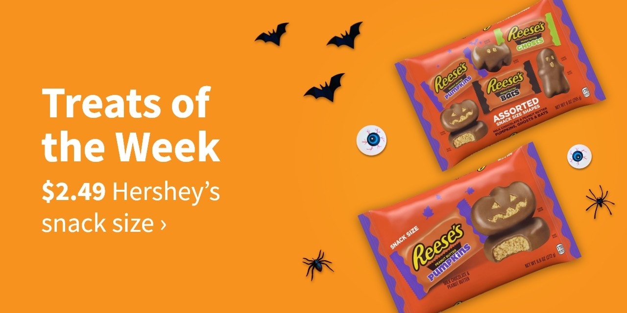 $2.49 ea. Hersheys snack size