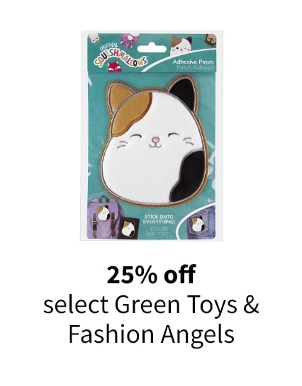 25% off select green toys and fashion angels