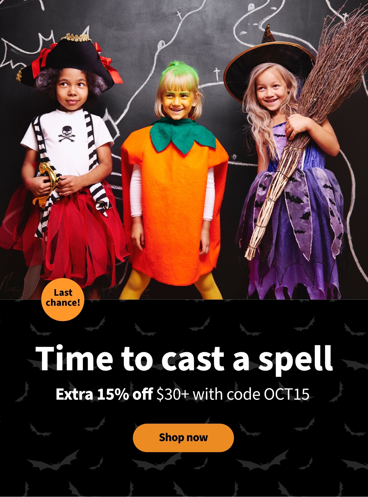 Time to cast a spell Extra 15% off $30+ w/code OCT15
