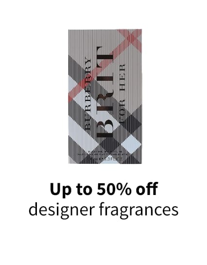 Up to 50% designer fragrances
