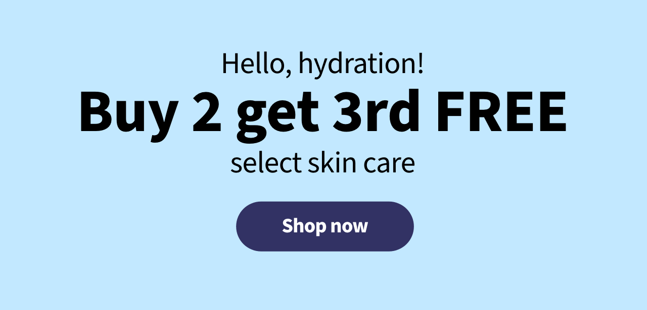 Buy 2 get 3rd FREE select skin care