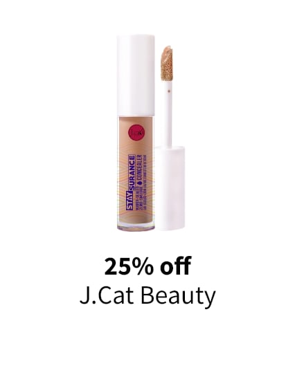 25% off J.Cat Beauty