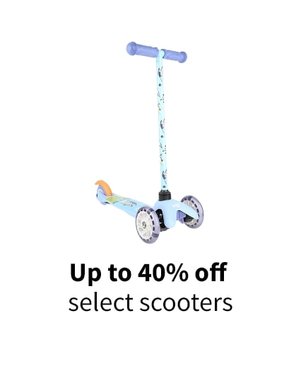 Up to 40% off select scooters