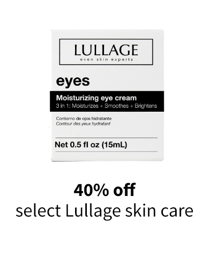 40% off select Lullage skin care