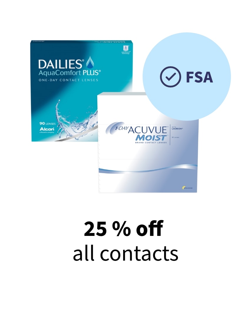 25% off all contacts