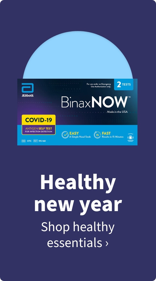 Healthy new year. Shop healthy essentials