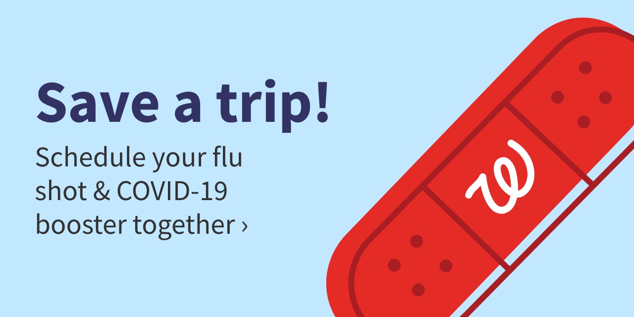 Save a trip! Schedule your flu shot & covid 19 booster together