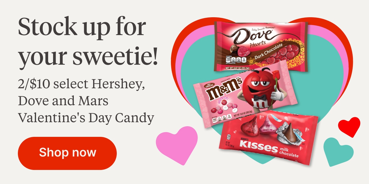 Stock up for your sweetie!