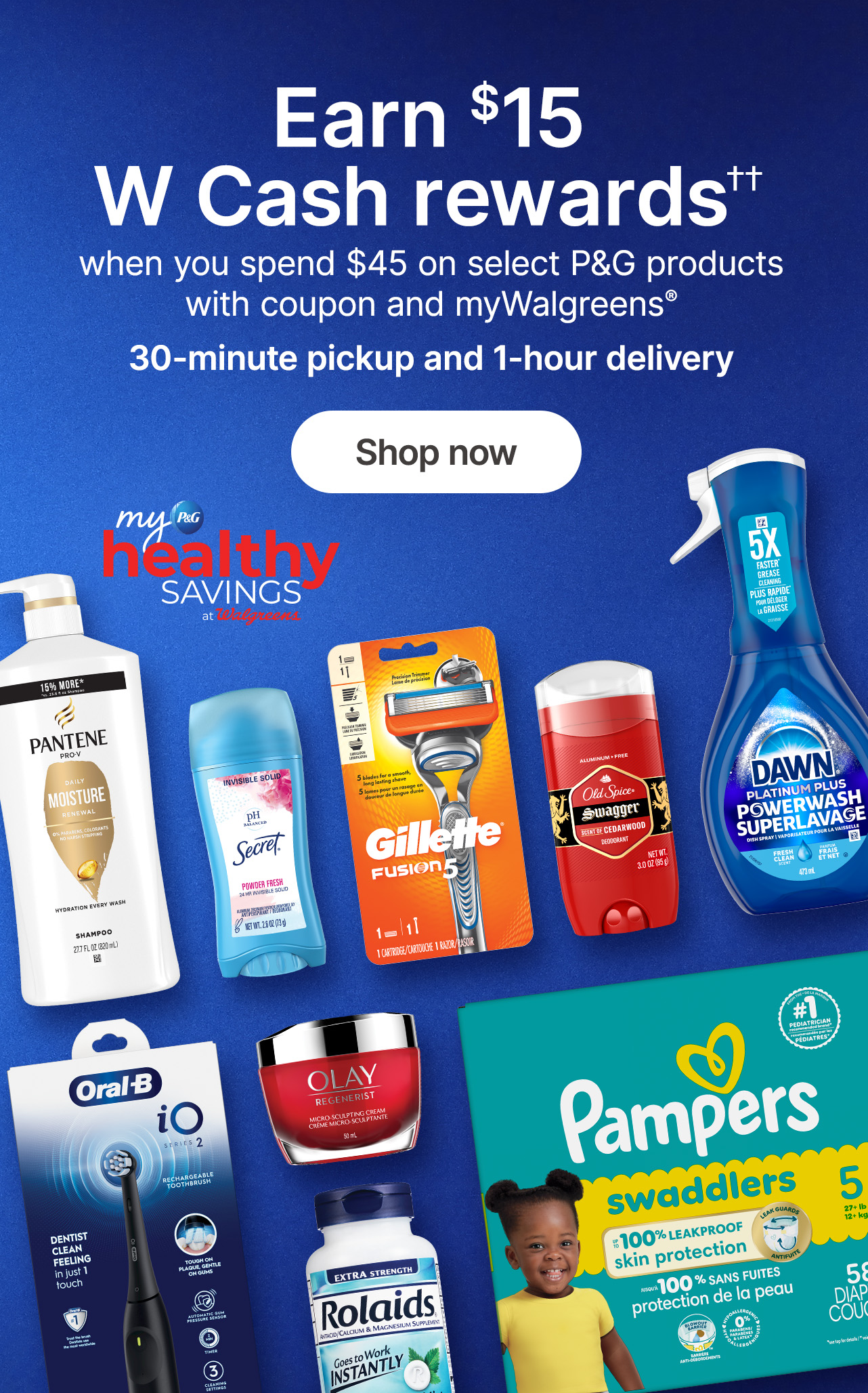 Earn $15 W Cash rewards