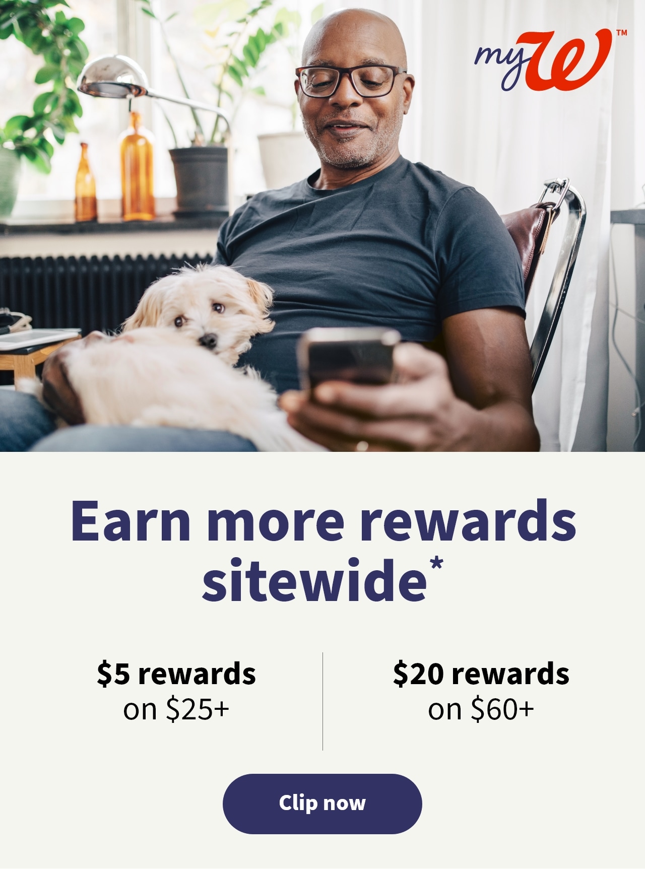 Earn more rewards sitewide
