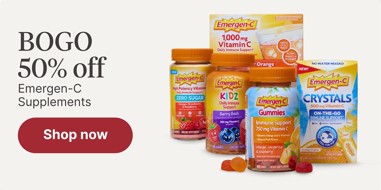 BOGO 50% off Emergen-C Supplements
