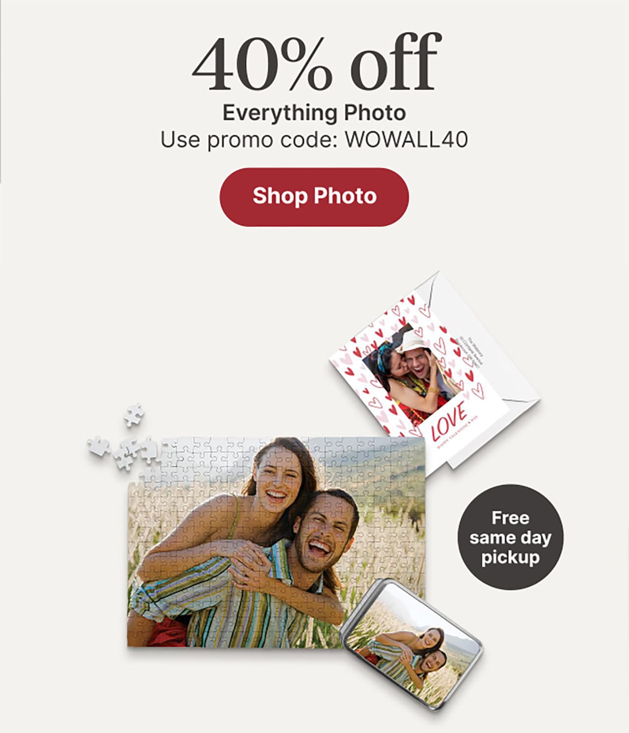 40% off Everything Photo