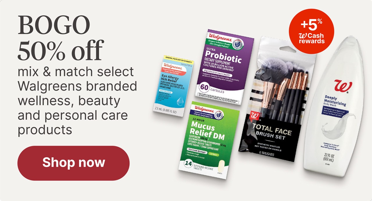 Bogo 50% off mix & match