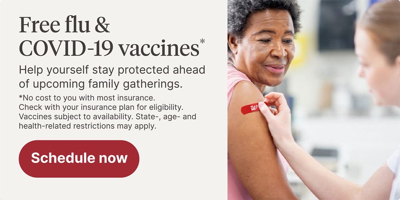 Free flu & COVID-19 vaccines*