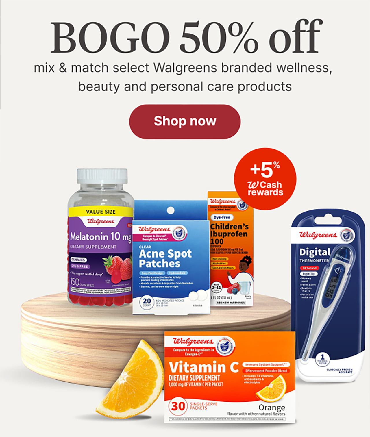 BOGO 50% off