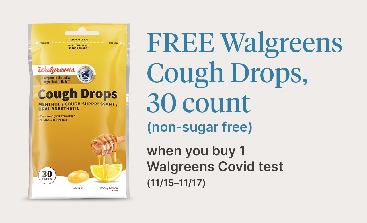Free Walgreens Cough Drops