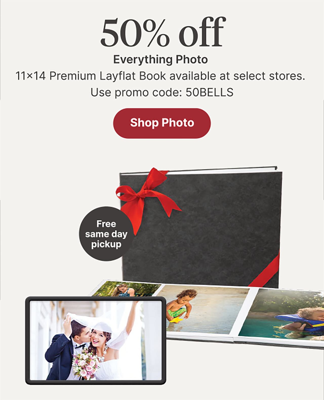 50% off Everything Photo