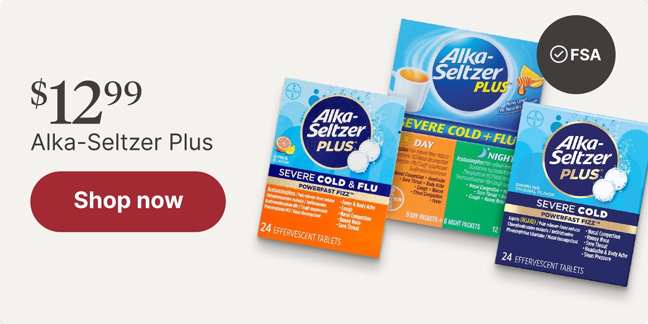 $12 Alka-Seltzer Plus