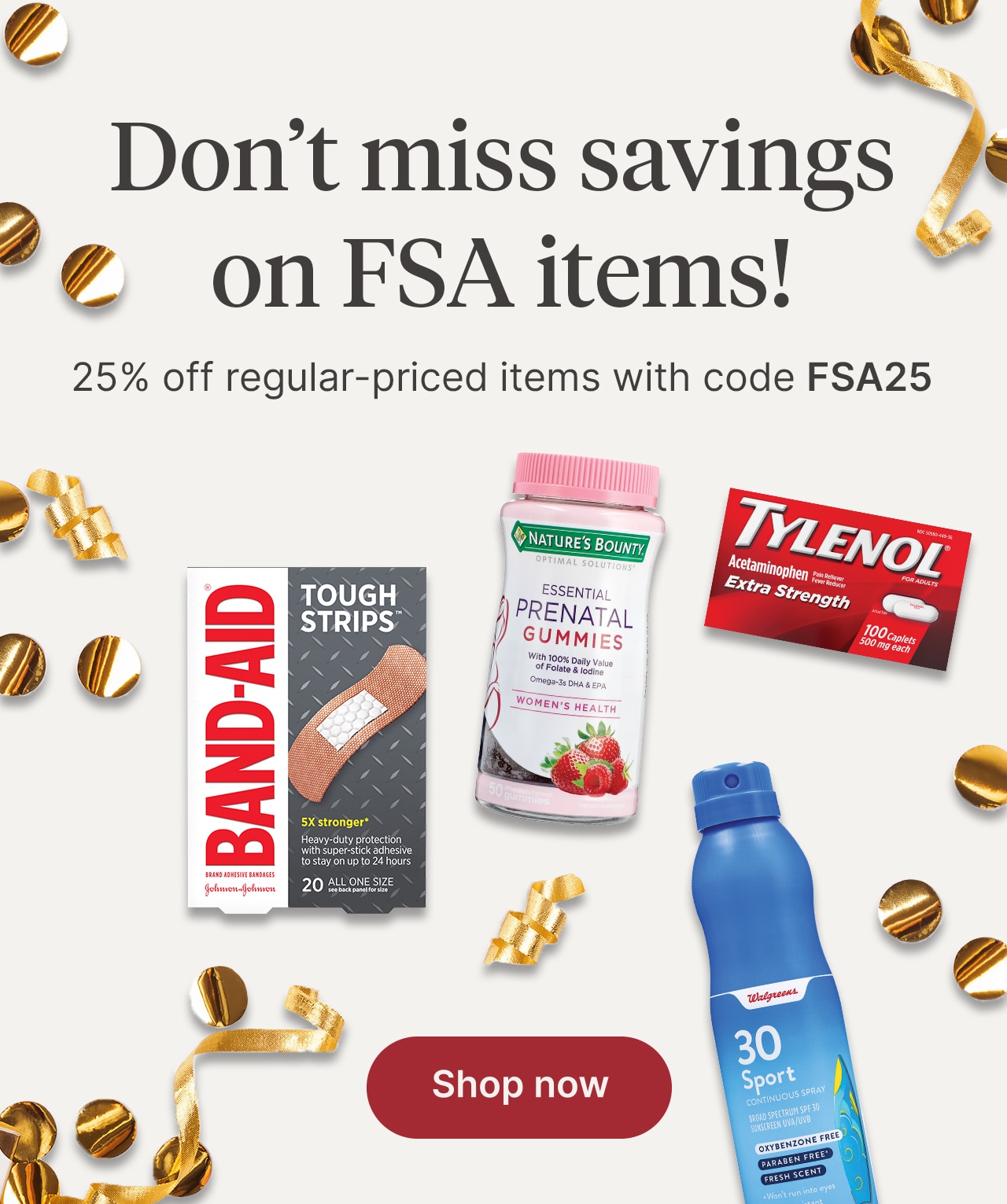 Don't miss savings on FSA items