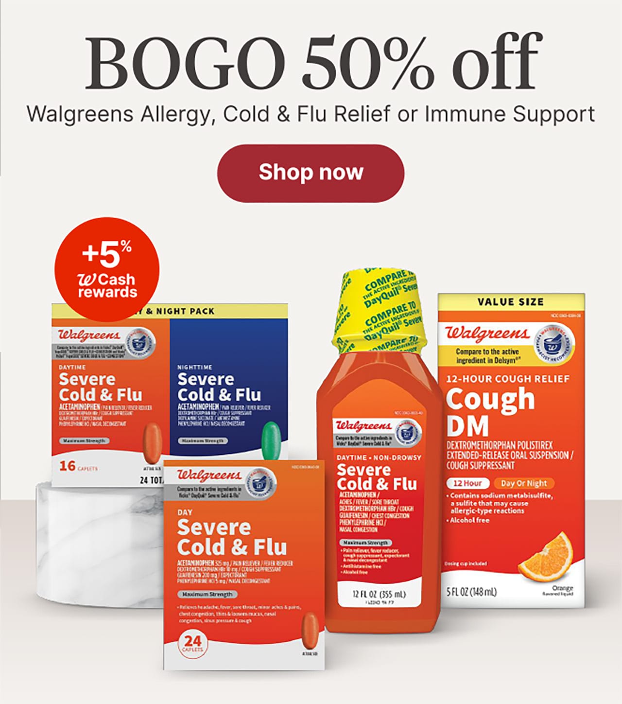 BOGO 50% off