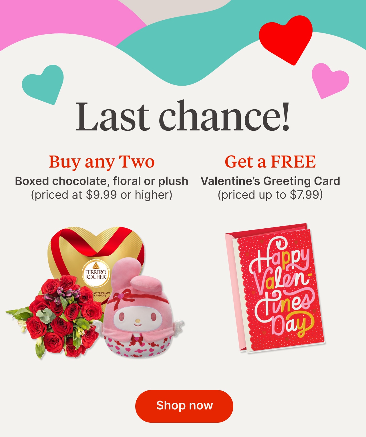 Last chance! Shop now