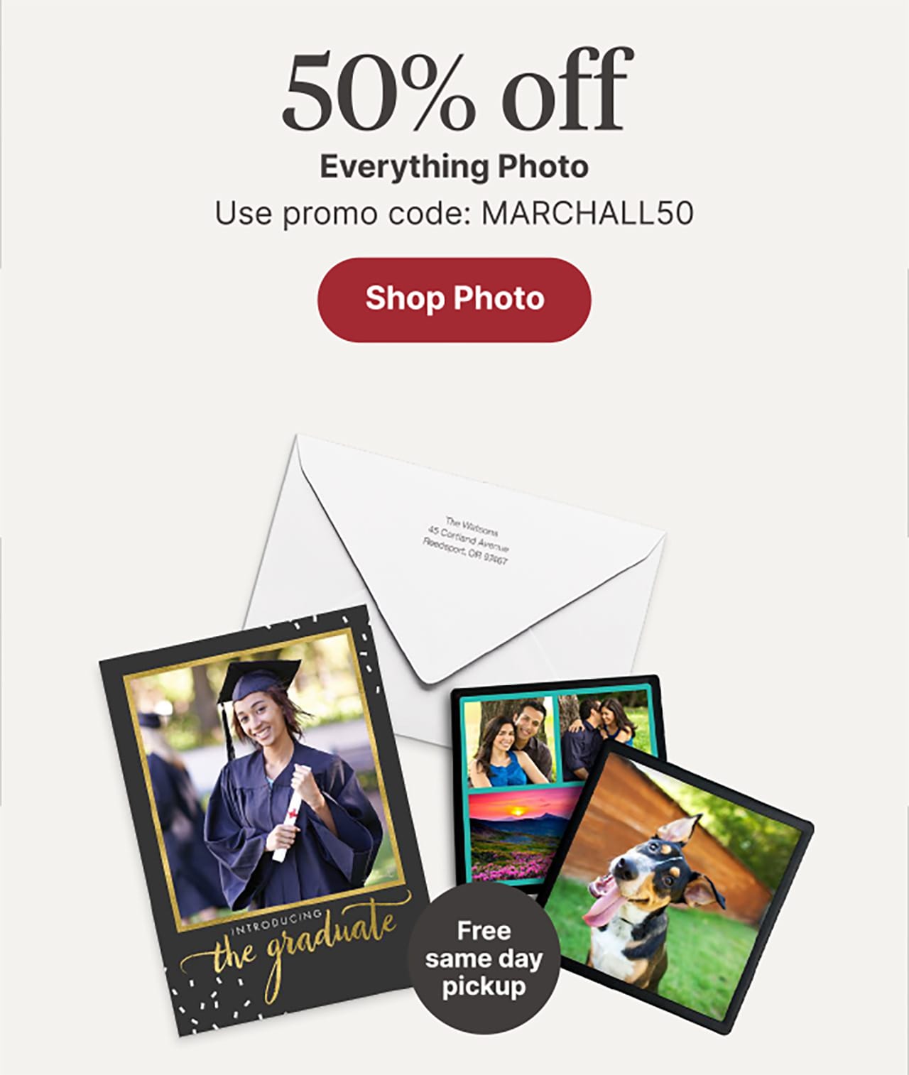 50% off Everything Photo