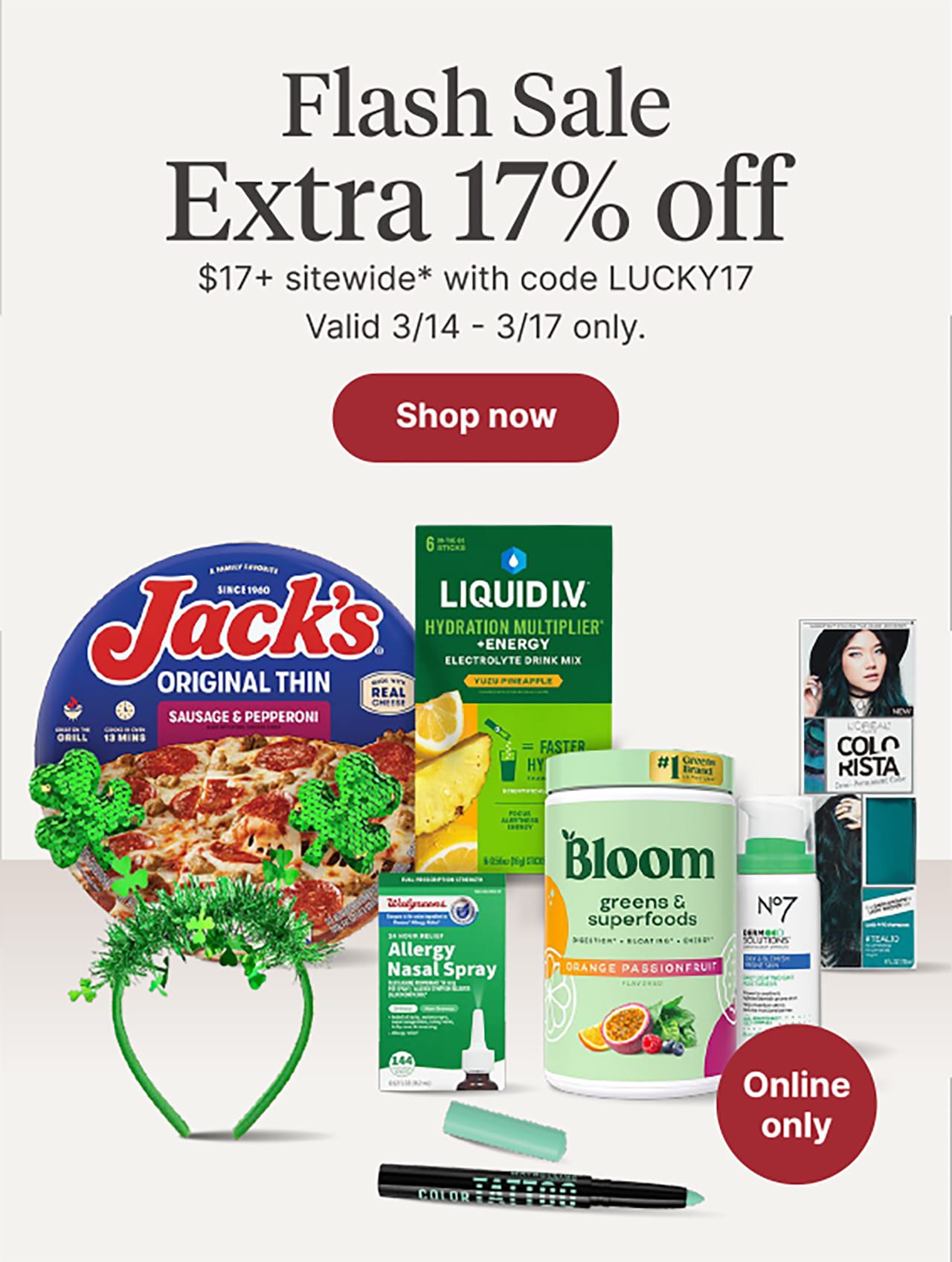 Flash Sale Extra 17% off