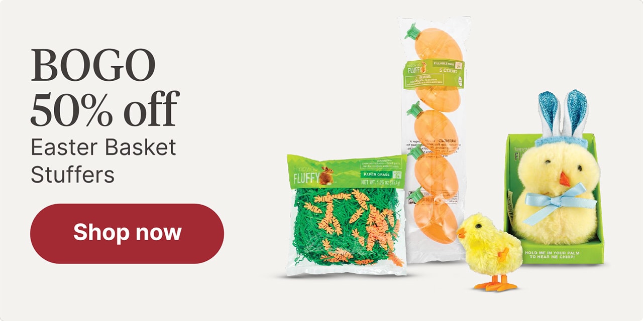 BOGO 50% off Easter Basket Stuffers