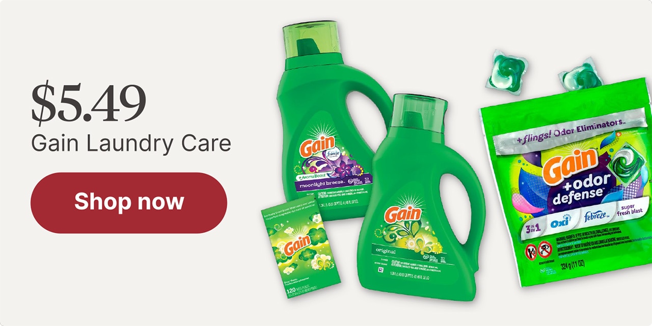 $5.49 Gain Laundry Care