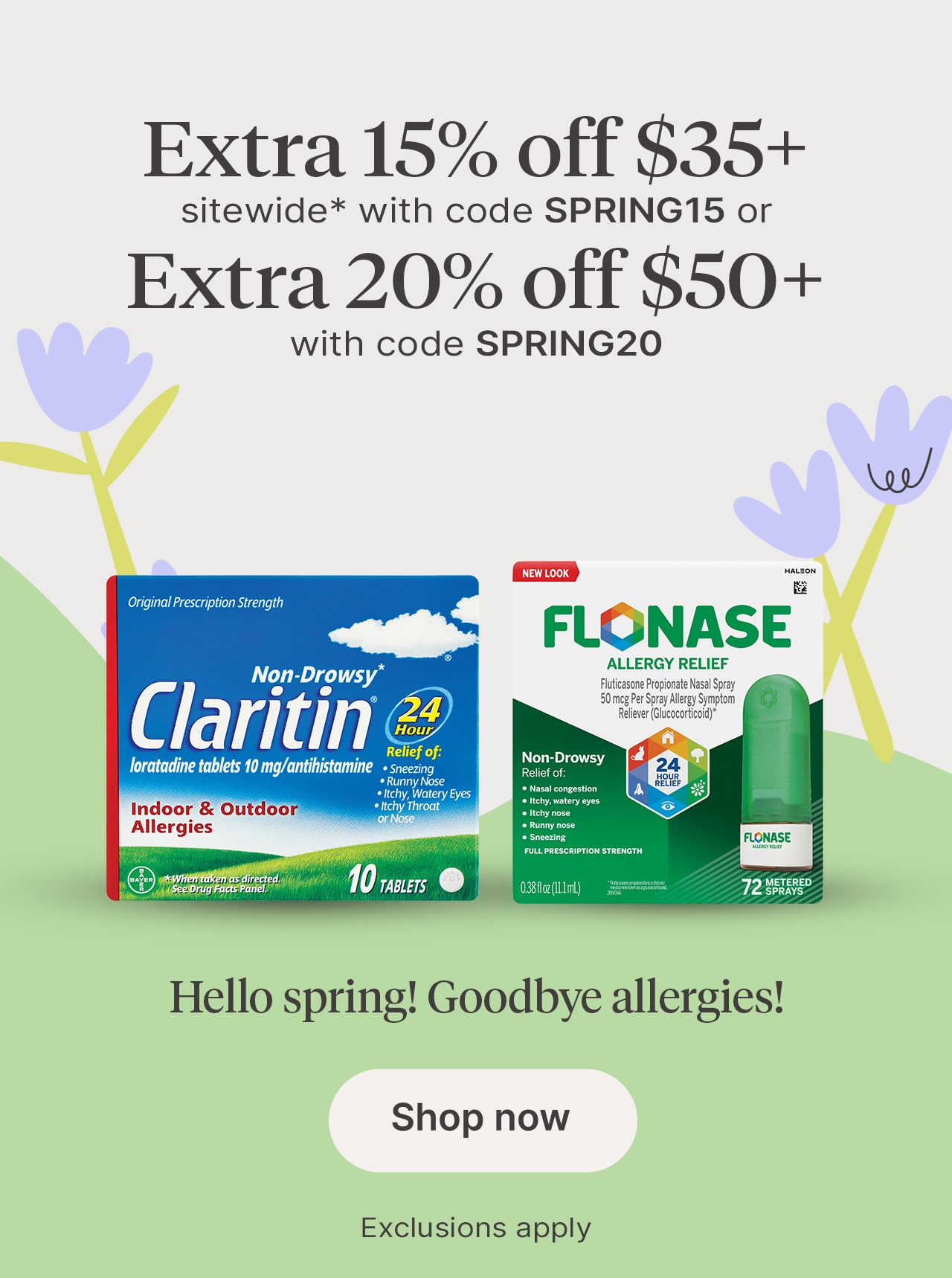 Extra 15% off $35