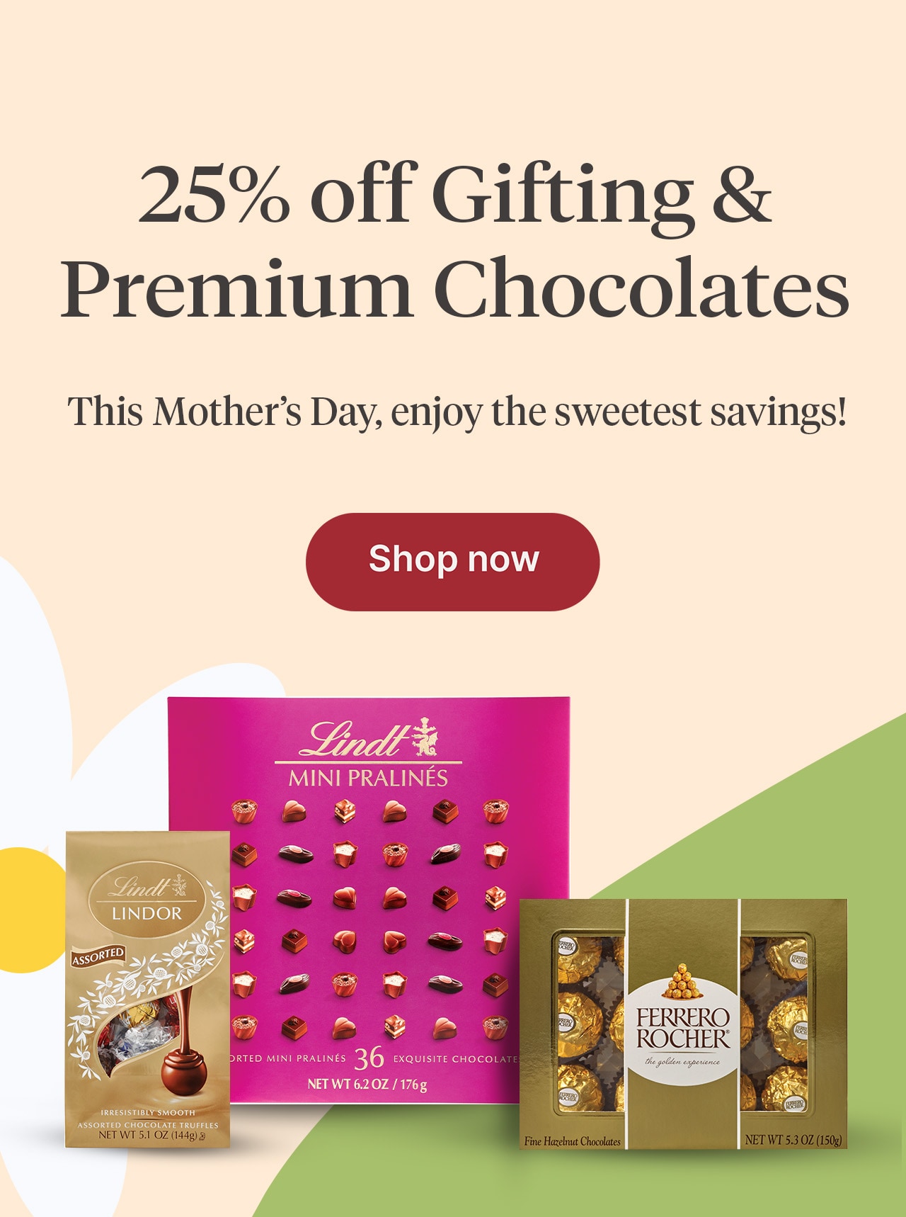 25% off Gifting & Premium Chocolates